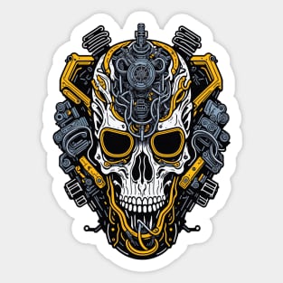 Mecha Skull S03 D56 Sticker